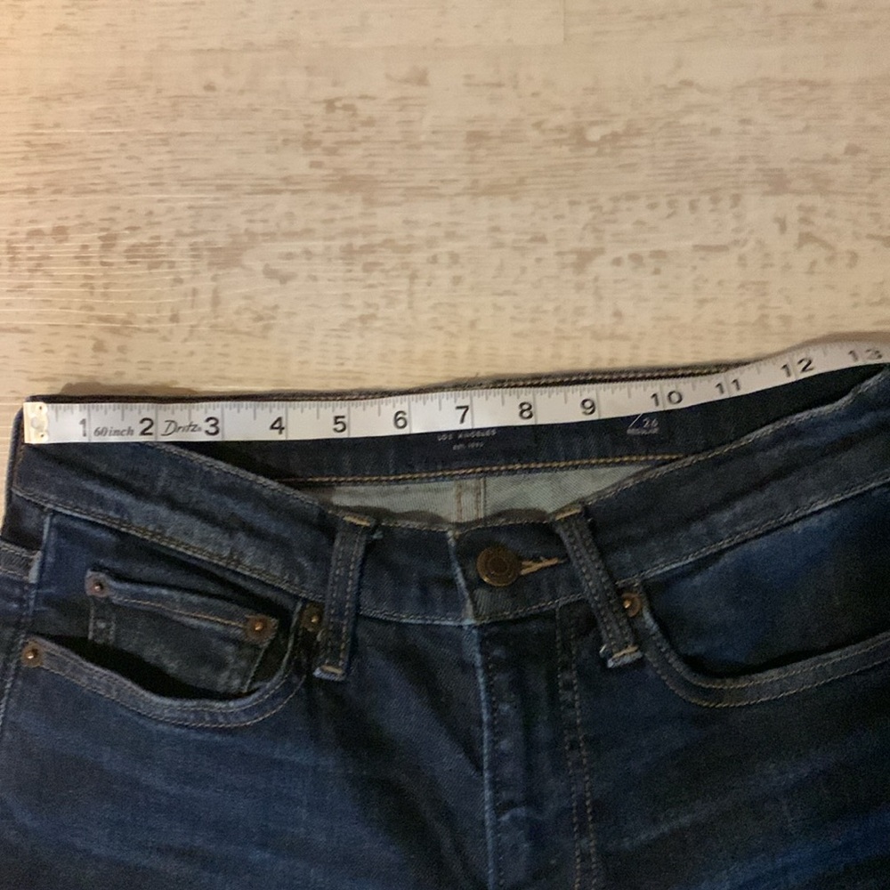 Lucky Brand mid rise sweet straight size 2/26 regular EUC like new! - Picture 7 of 7